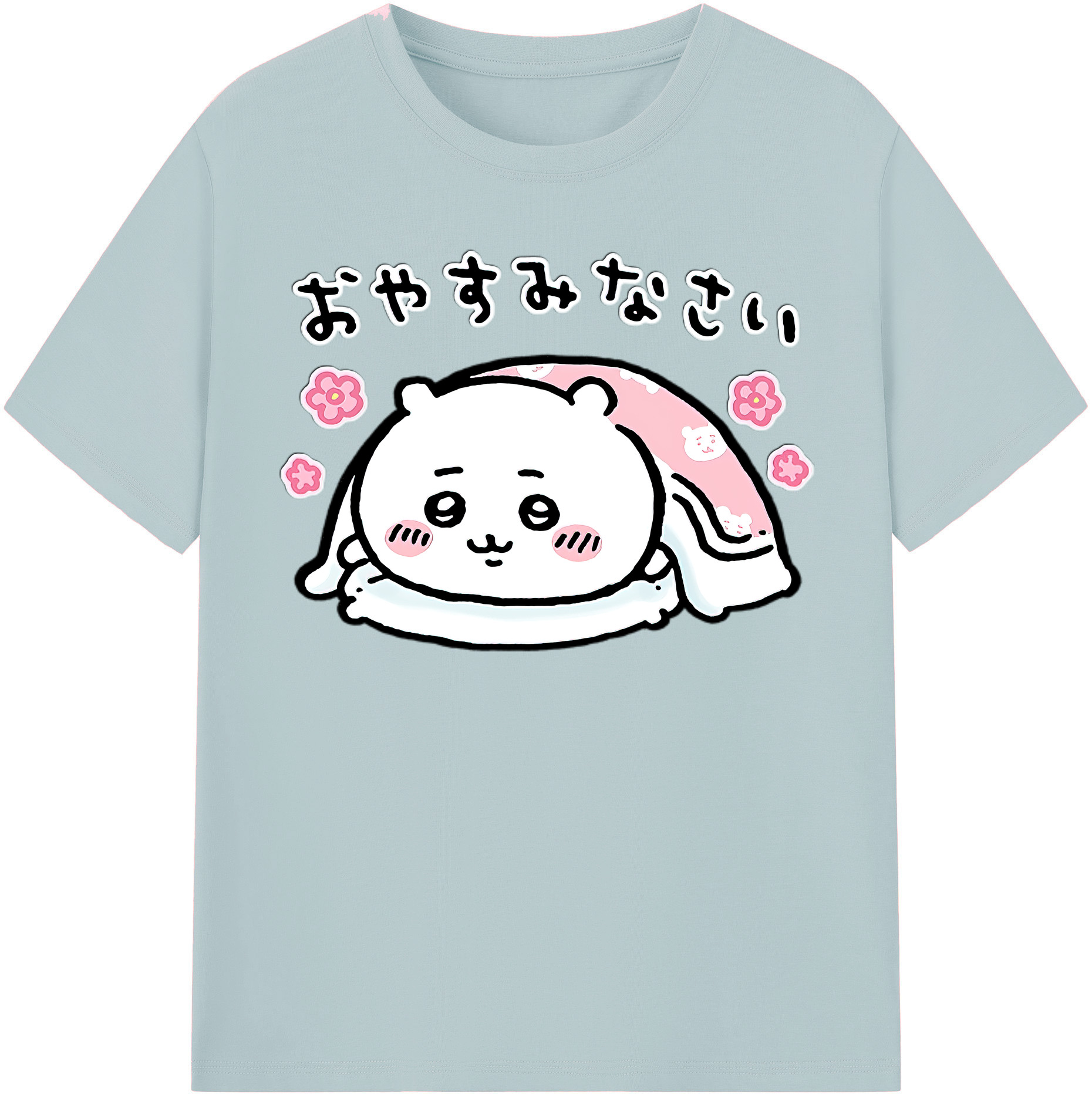 （画像用） ちいかわ ちいかわ Chii-kawa chiikawa 綿100％半袖Tシャツ（フロントプリント）